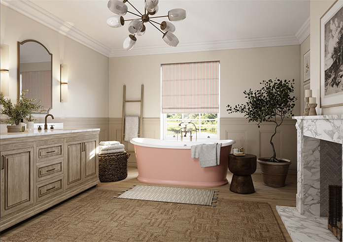 The British Stripe Co. Mary, Bristol No.2 - Twist&Fit Roman Blind - Image 7